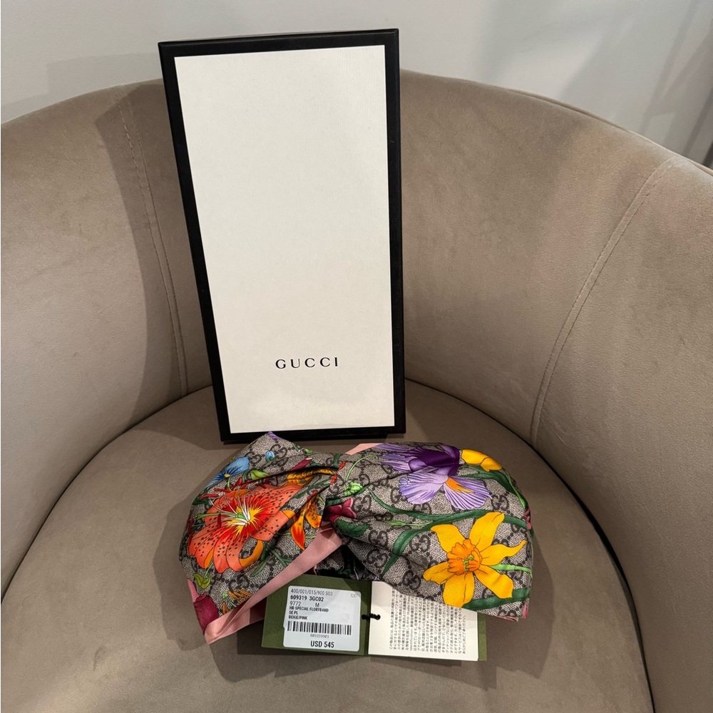 Gucci Multicolor Floral Silk Accessory